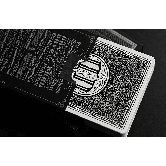 Smoke & Mirrors x Fulton (Mirror-Black) Playing Cards by Dan & Dave