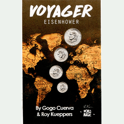 Voyager US Eisenhower Dollar (Gimmick and Online Instruction) by GoGo Cuerva - Trick