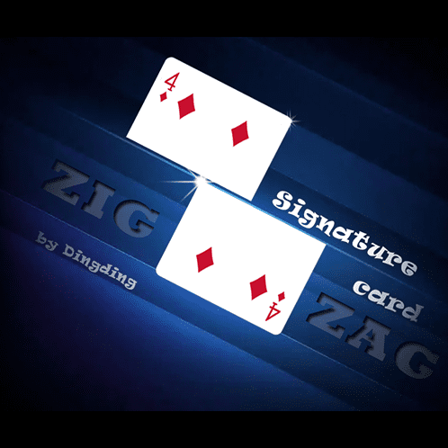 Signature Card Zig Zag by Dingding video DOWNLOAD