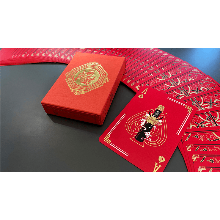 Geung Si The Torpor (Red) Playing Cards