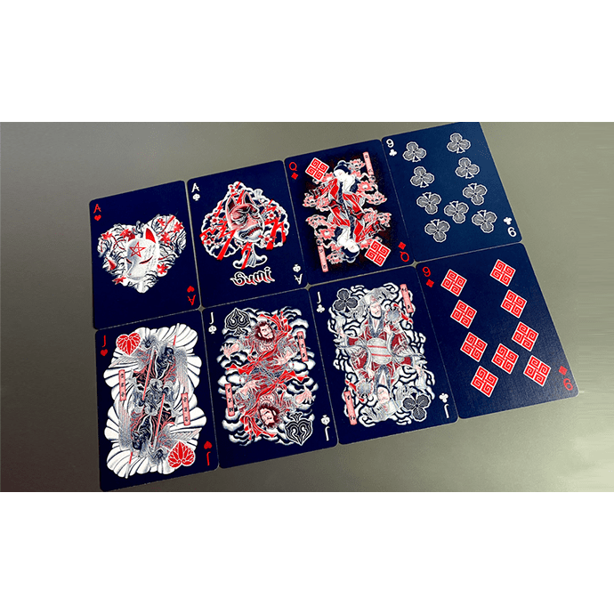 Sumi kitsune playing cards sale