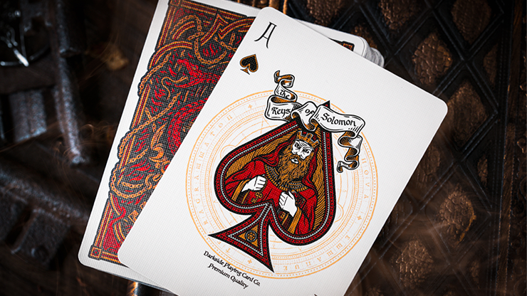 The Keys of Solomon: Blood Pact Playing Cards by Riffle Shuffle