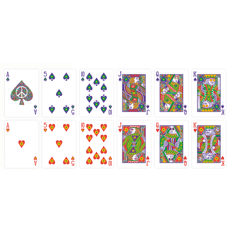 Bicycle Peace & Love Playing Cards by Collectable Playing Cards