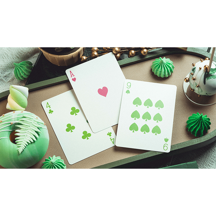 Glace Playing Cards (Green) by Bacon Playing Card Company