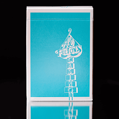 Ace Fulton's Casino: Miami Vice Blue Playing Cards