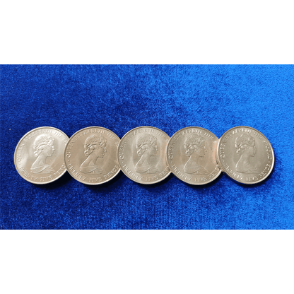 NORMAL COPPER COIN (5 Dollar Sized Coins) by N2G - Trick