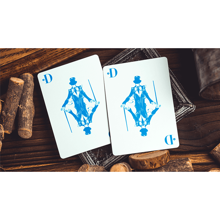 Smoke & Mirrors V9 (Blue Edition) Playing Cards by Dan & Dave