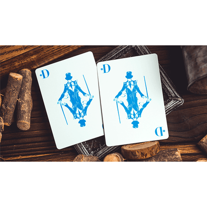 Smoke & Mirrors V9 (Blue Edition) Playing Cards by Dan & Dave