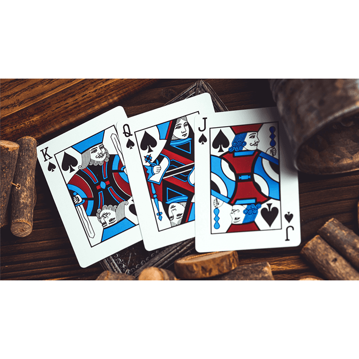 Smoke & Mirrors V9 (Blue Edition) Playing Cards by Dan & Dave