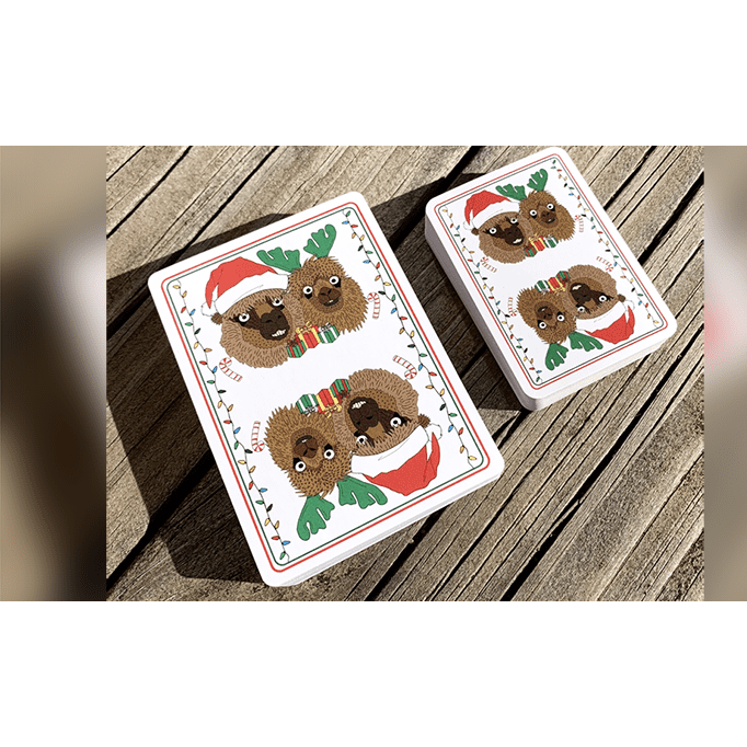 Alpaca Christmas Kids Playing Cards