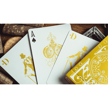 Smoke & Mirrors V9, Gold (Standard) Edition Playing Cards by Dan & Dave