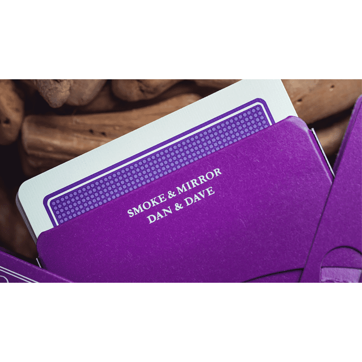 Smoke & Mirrors V9, Purple (Standard) Edition Playing Cards by Dan & Dave