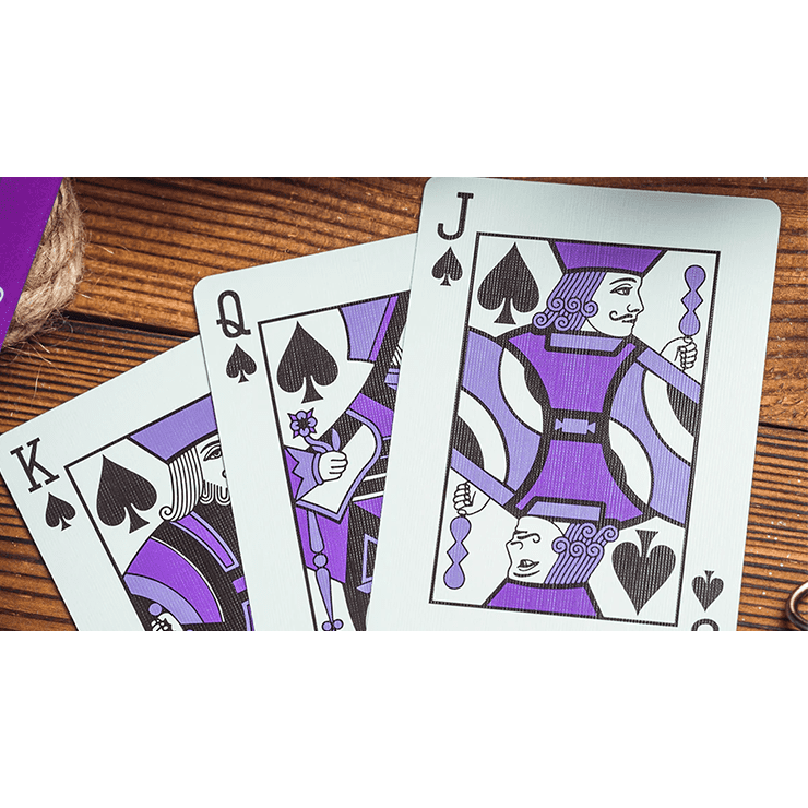 Smoke & Mirrors V9, Purple (Standard) Edition Playing Cards by Dan & Dave