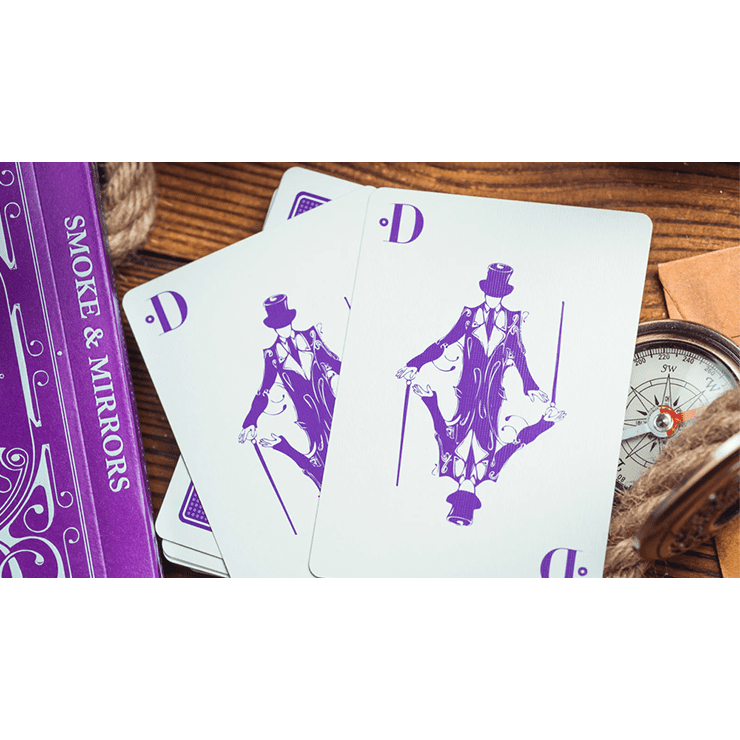 Smoke & Mirrors V9, Purple (Standard) Edition Playing Cards by Dan & Dave