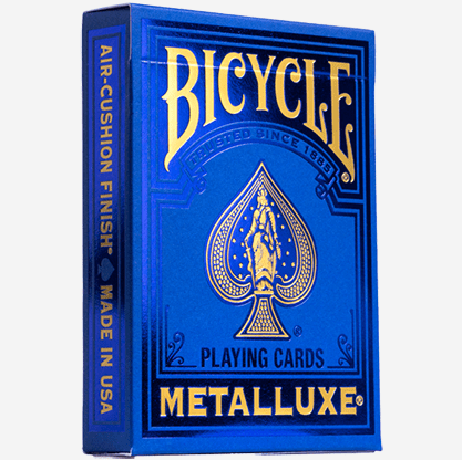 Bicycle Metalluxe Blue Playing Cards by US Playing Card Co.