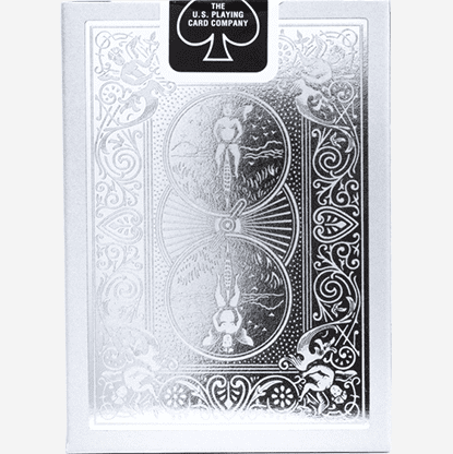 Bicycle Metalluxe Silver Playing Cards by US Playing Card Co.