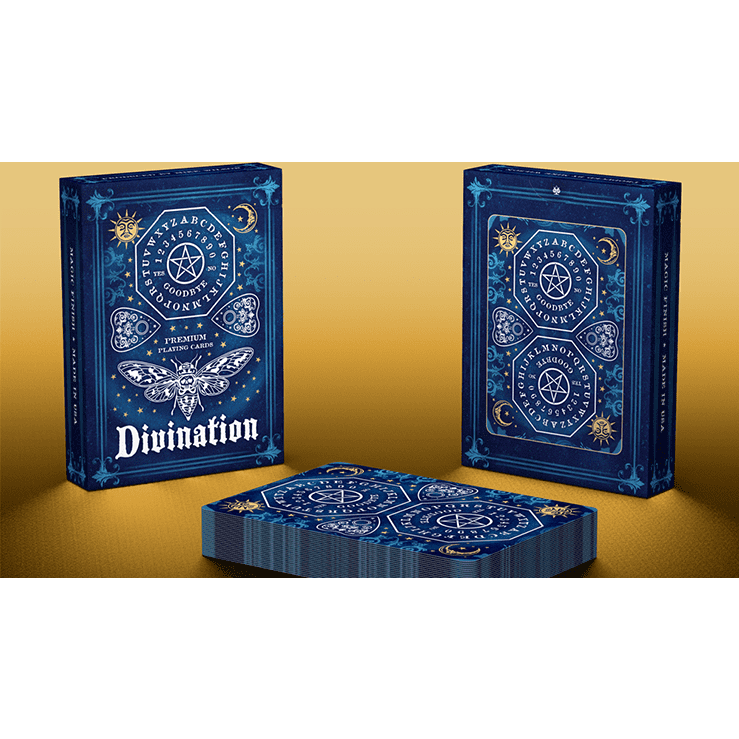 Divination (Blue) Playing Cards by Midnight Cards