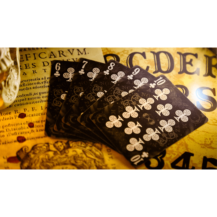 Divination (Black) Playing Cards by Midnight Cards