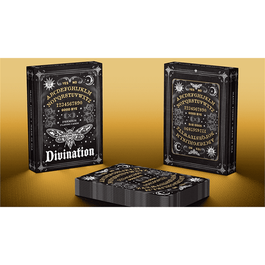 Divination (Black) Playing Cards by Midnight Cards