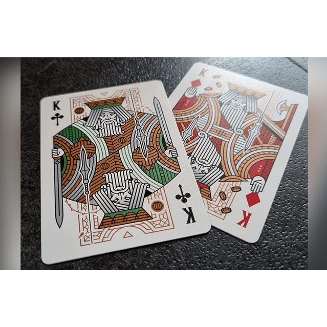 Damokles Cuprum Playing Cards by Giovanni Meroni