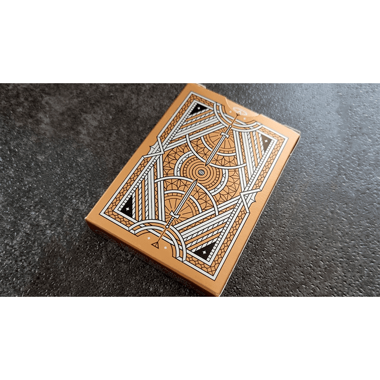 Damokles Cuprum Playing Cards by Giovanni Meroni