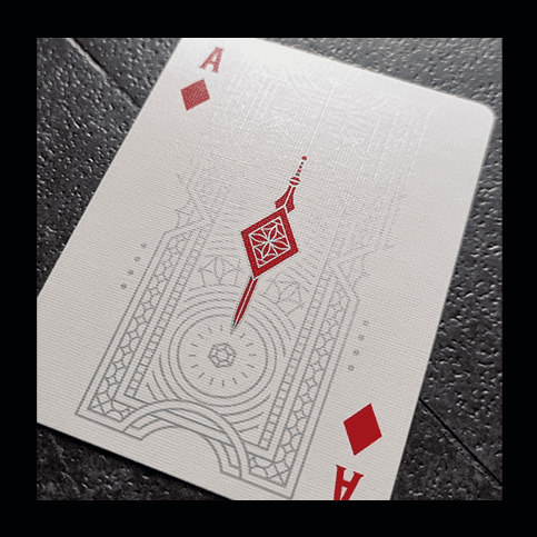 Damokles Adamas Playing Cards by Giovanni Meroni