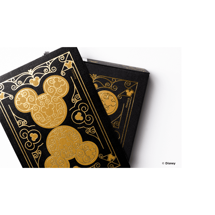 Bicycle Disney Mickey Mouse (Black and Gold) by US Playing Card Co.