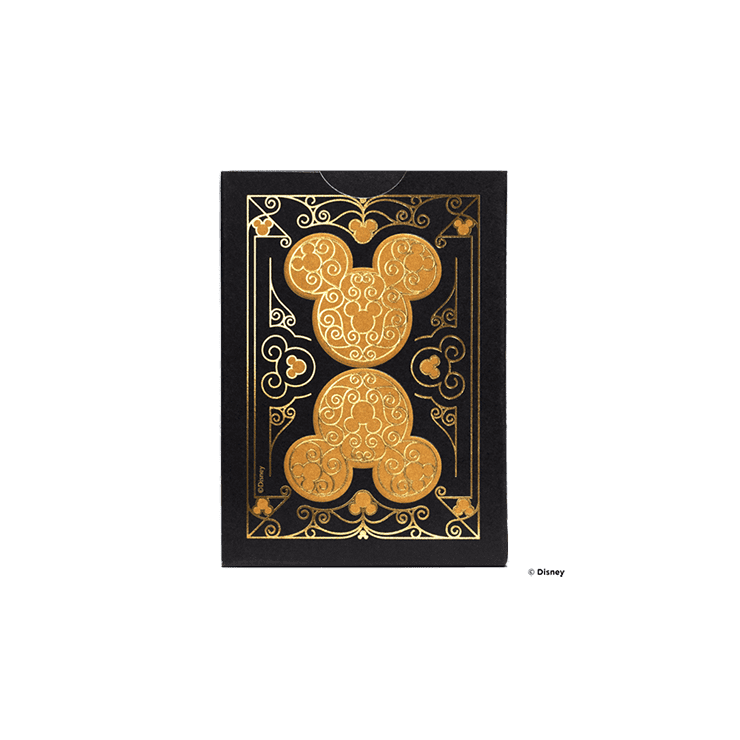 Bicycle Disney Mickey Mouse (Black and Gold) by US Playing Card Co.