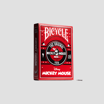 Bicycle Disney Classic Mickey Mouse (Red)  by US Playing Card Co.