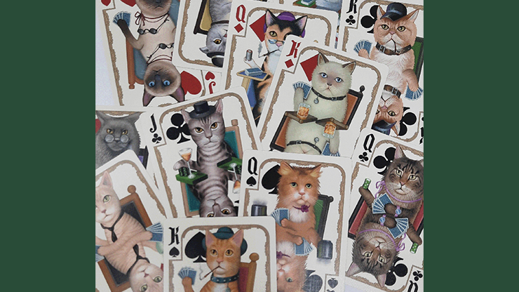 Bicycle Poker Cats Playing Cards