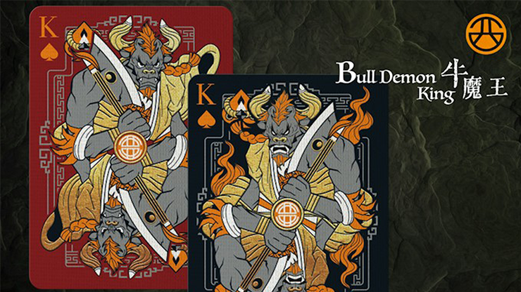 Bull Demon King Craft (Confusion Red) Playing Cards