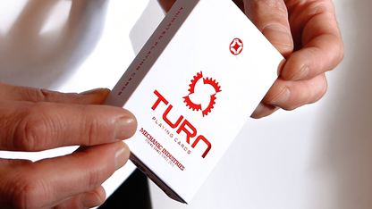 TURN (Red) Playing Cards by Mechanic Industries - Trick