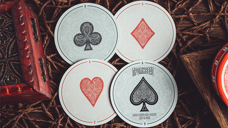 Prometheus Playing Cards (Circular Edition) by Bacon Playing Card Company