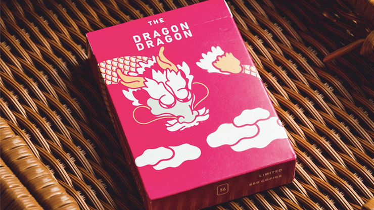 The Dragon (Pink Gilded) Playing Cards