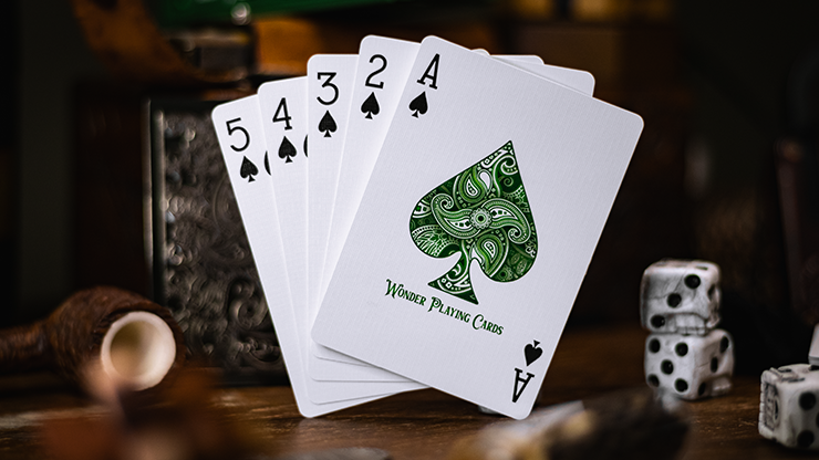 Emerald Wonder Playing Cards