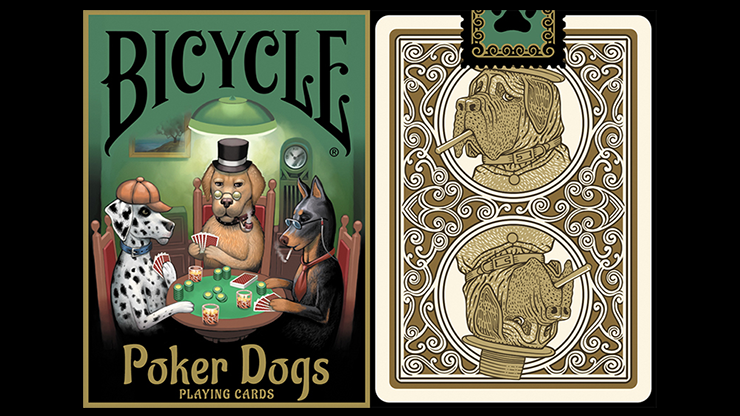 Bicycle Poker Dogs V2  Playing Cards