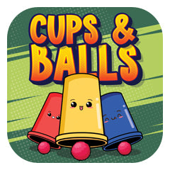 Amazing Magic Cups and Balls Set