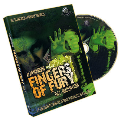 Fingers of Fury Vol.2 DVD Death By Cards by Alan Rorrison