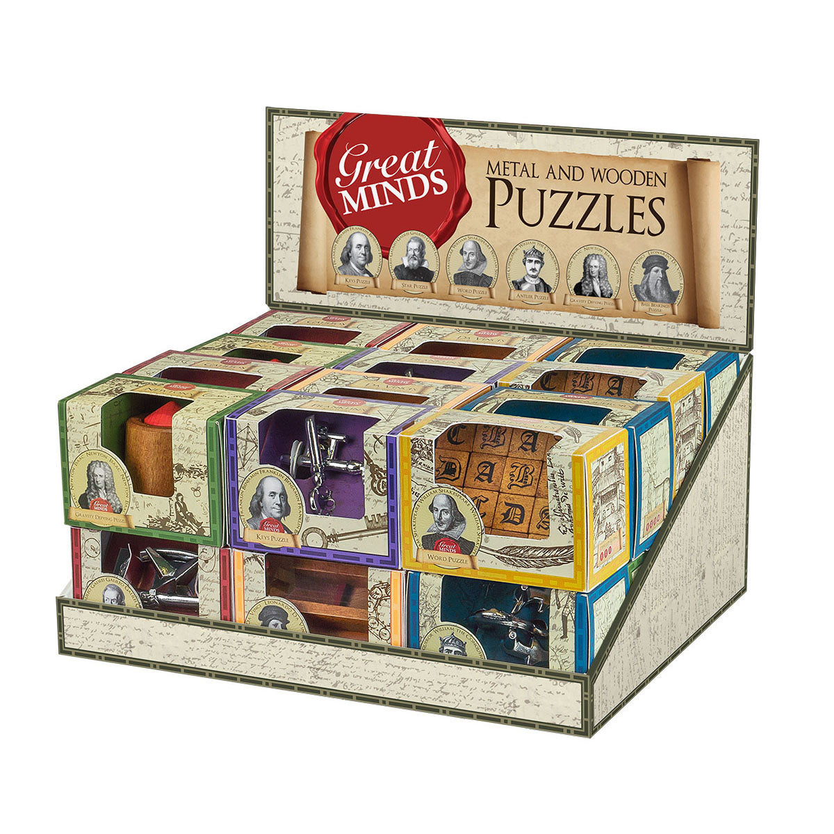 Great Minds Metal and Wooden Puzzle
