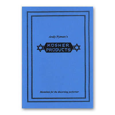 Kosher Products Booklet by Andy Nyman