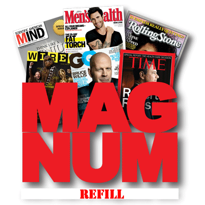 Nachfüllpackung für Magnum drei Magazinblätter
