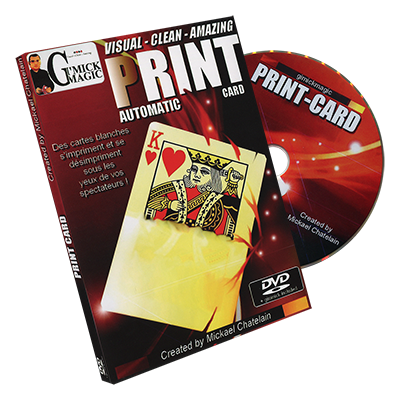 Print Card DVD by Mickael Chatelain