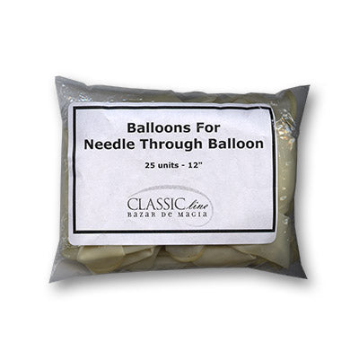 Needle Through Balloon Replacement x 25 balloons by Bazar de Magia