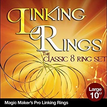 Linking Rings 10 inch Set of 8 Rings with DVD