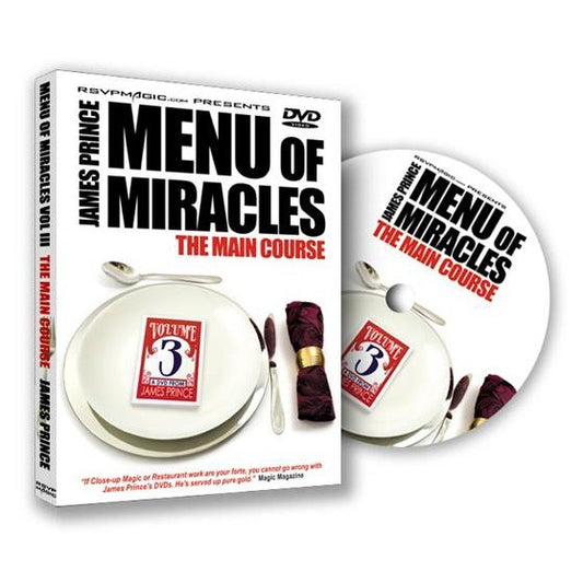 Menu Of Miracles DVD Vol 3 By James Prince