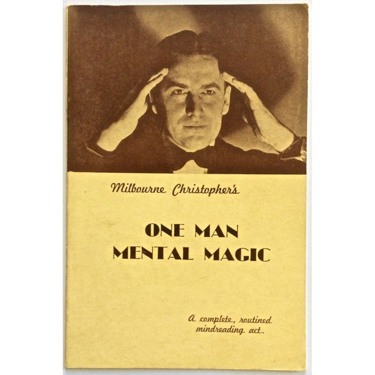 Ein-Mann-Mentalmagie von Milbourne Christopher 