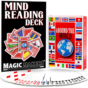 Around the world mind reading deck