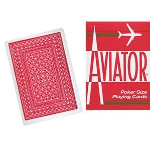 Cards Aviator Poker size (Red)