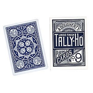 Cards Tally Ho Fan Back Poker size (Blue)