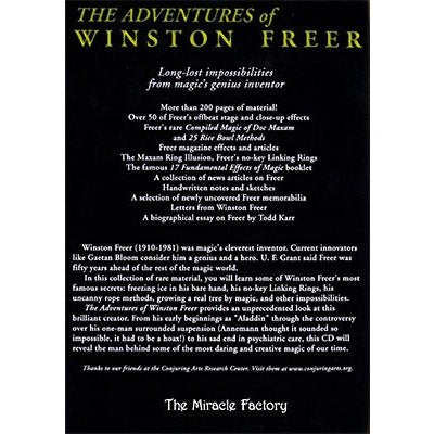 The Adventures of Winston Freer CD by Miracle Factory - Trick